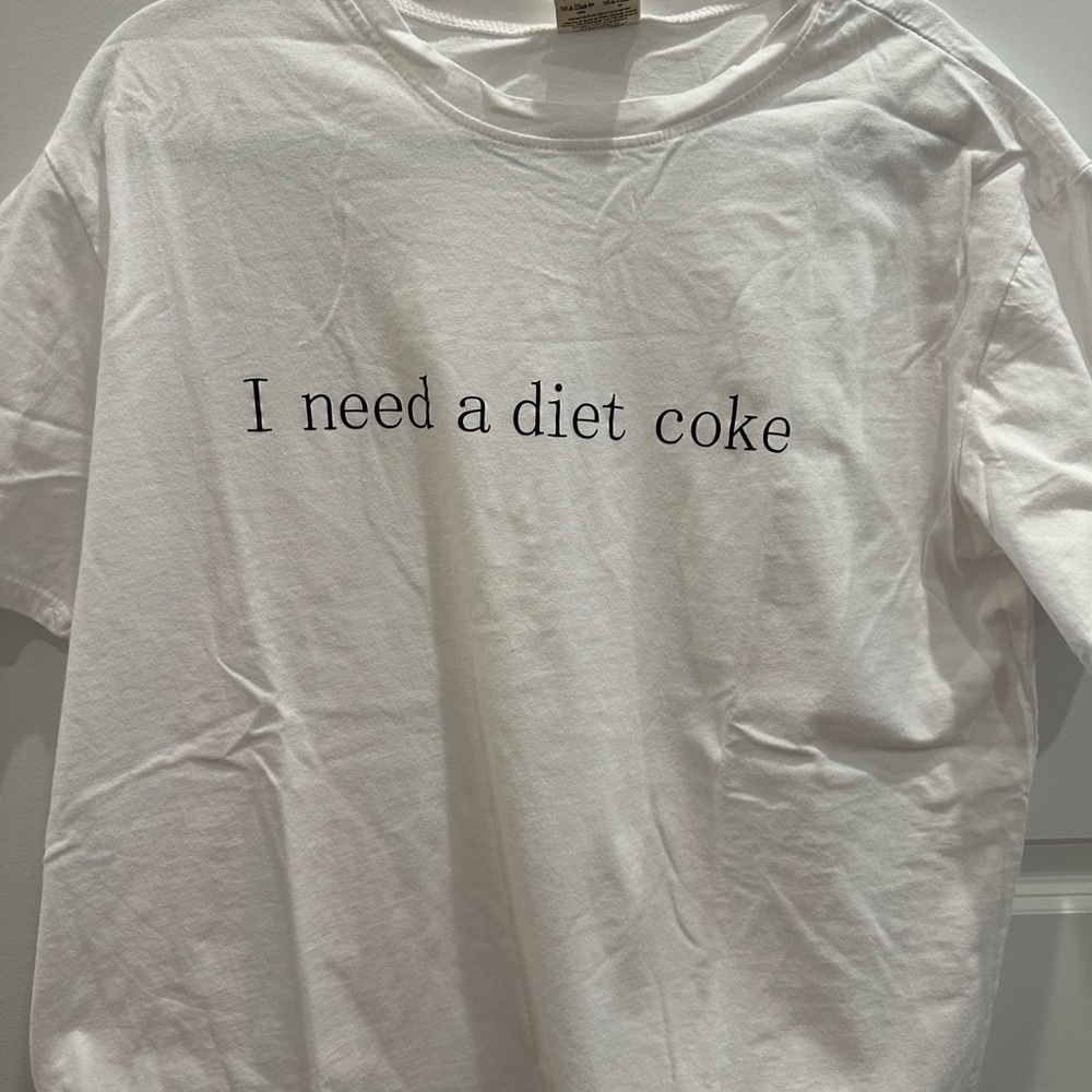 UNAVAILABLE Comfort Colors White Slogan Tee